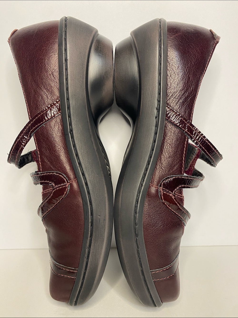 Naot Kirei Mary Jane Leather Comfort Shoes Burgundy EU 38 US 7 - Picture 9 of 14